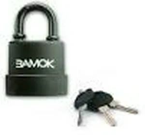 Замок навесной влагостойкий с чехлом из ПВХ 45 мм  