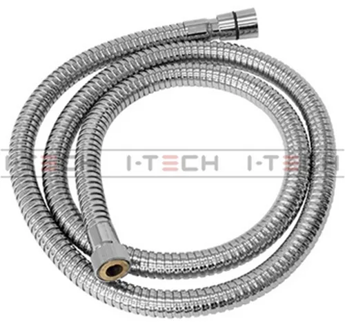 Шланг для душа I-TECH, G1/2"x1/2", двухзамковый, нерж, 180см*13мм, хром