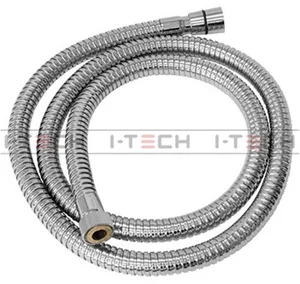 Шланг для душа I-TECH, G1/2"x1/2", двухзамковый, нерж, 180см*13мм, хром