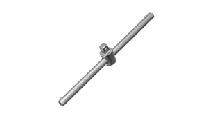 Вороток Stels, квадрат 3/8", CrV,200 мм