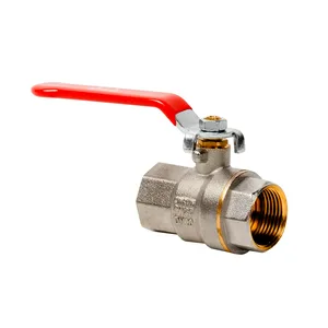 Кран шаровой RTP (ВР-ВР) 1/2", ручка рычаг, латунь, PN25