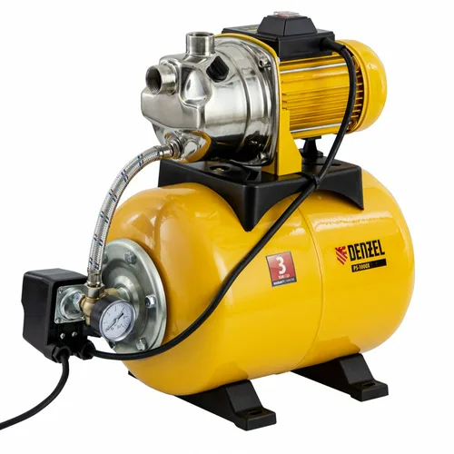 Станция насосная DENZEL PS1000X для чистой воды, 3500л/ч, 1000Вт