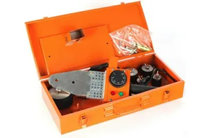 Аппарат сварочный для пласт труб PATRIOT PW 150 The One 875W,6 насадок (20-63), стойка, отвертка, мет кейс