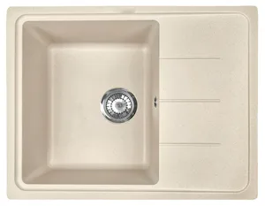 Мойка I-TECH квадратная с сушилкой 615x500x200 кварц, песчаный берег