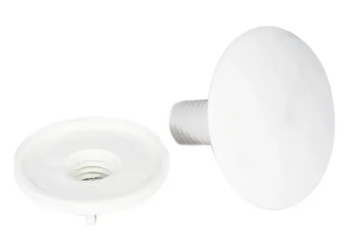 Заглушка на умывальник 50 мм (белая), MasterProf