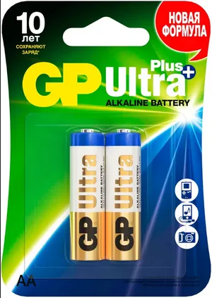 Батарейка GP ULTRA PLUS 15АUP-2CR2 АА, 2шт