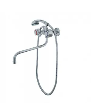 Смеситель для ванны ЭКОНОМ 200, двухвентильный, излив 30 см