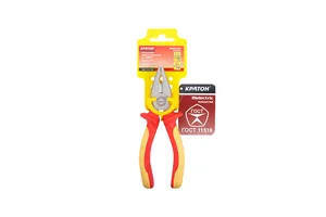 Пассатижи Кратон Dielectric диэлектрические до 1000 В  Cr-V 150 мм