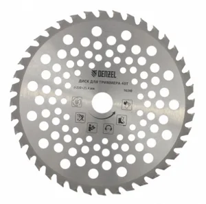 Диск к триммеру DENZEL 230 Х 25,4,1,3 мм, 40 зубьев