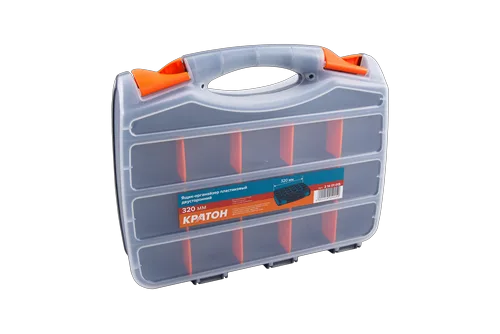 Ящик-органайзер пластиковый двусторонний Кратон 320 мм