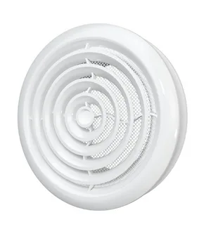 Диффузор приточно-вытяжной со стопорным кольцом и фланцем D150