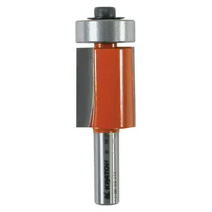 Фреза кромочная прямая с подшипником Кратон PROFESSIONAL Ø12,7х13,0 мм, хв.8 мм