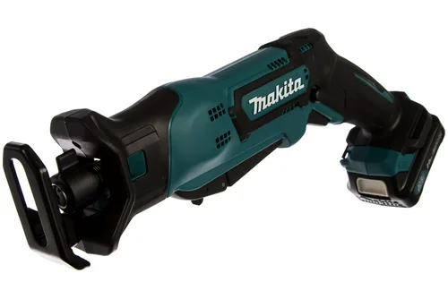 Пила сабельная аккумуляторная MAKITA JR103DWAE 10.8В,2х2АчLi-ion,0-3300об\м,ход-13мм,рез-50мм,1.3кг,чем, подс