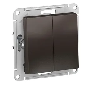 Выключатель AtlasDesign 2 кл, 10АХ, механизм, МОККО, SE