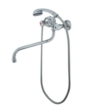 Смеситель для ванны ЭКОНОМ 208, двухвентильный, излив 30 см