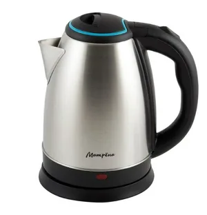 Чайник электрический Матрёна MA-001 1.8 л, металл, голубая крышка