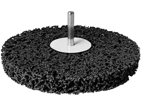 Круг зачистной Vertex синтетический, фибровый для дрели, 100мм.