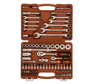 Набор инструмента Ombra универсальный 1/4", 1/2"DR, 82 предмета