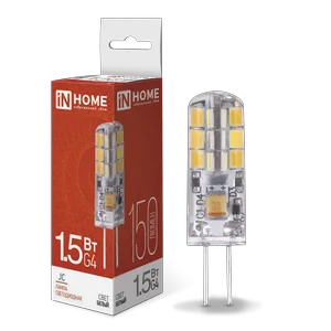 Лампа светодиодная LED-JC 1.5Вт 12В G4 4000К 150Лм IN HOME