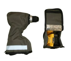 Чехол защитный для шуруповерта+ чехол для аккумулятора, Оливковый