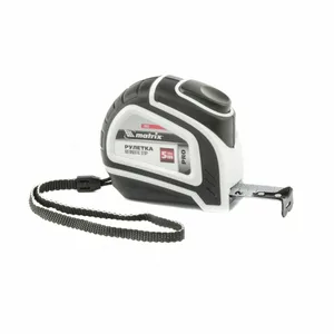 Рулетка Matrix PRO Autostop, 5 м х 19 мм, двухкомпонентный корпус, автоматическая фиксация