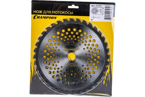 Диск к триммеру Champion (230 x 25,4 мм), 36 зубьев