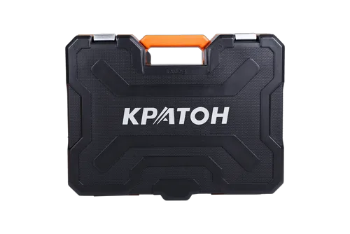 Набор инструментов Кратон TS-04 1/2"+1/4" 58 пр
