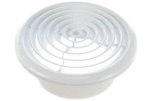 Диффузор приточно-вытяжной со стопорным кольцом и фланцем D125