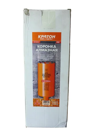 Коронка алмазная КРАТОН (200х500 мм; 1 1/4") для установок алмазного бурения