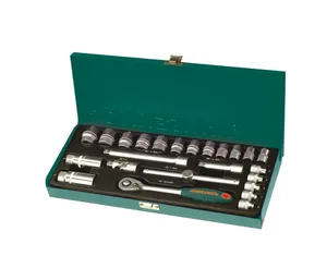 Набор головок Jonnesway торцевых 3/8"DR, 6-22 мм, 25 пр