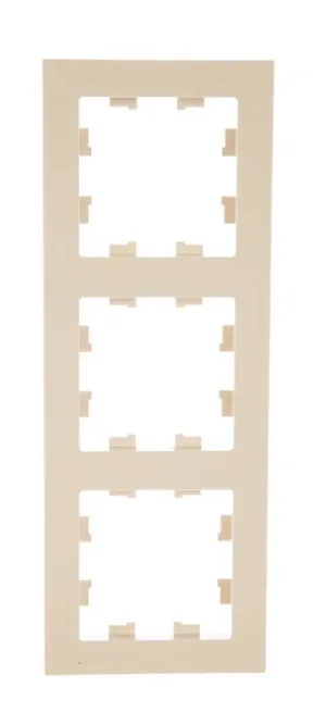 Рамка AtlasDesign 3-постовая, БЕЖЕВЫЙ, SE 