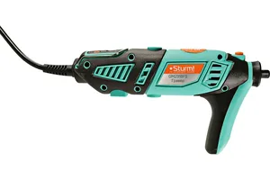 Машина гравировальная Sturm GM2318FS, 180Вт, 8000-35000 об/мин, ЖК-дисплей, стойка, цанга-3шт, 126акс, кейс