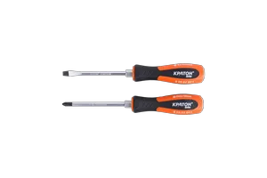 Набор отверток ударных Кратон Strike SST-01, 2 пр., блистер