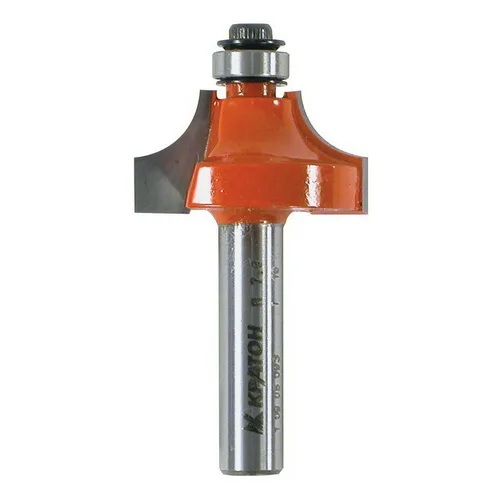 Фреза кромочная калевочная с подшипником Кратон PROFESSIONAL Ø28,6х16,0 мм R7,9 мм, хв.8 мм