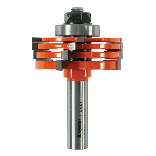 Фреза кромочная фальцевая наборная с подшипником Кратон PROFESSIONAL Ø50,8х3,0/4,0 - 5,0/6,0 мм, хв.