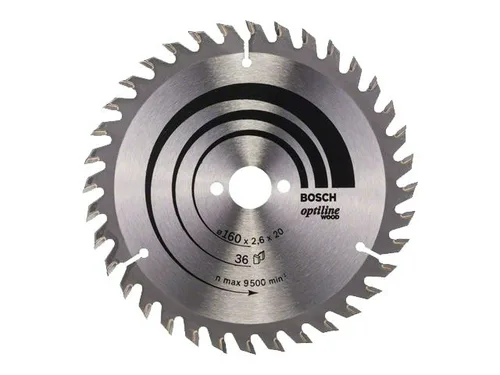 Диск пильный BOSCH, 160х16мм, 36 TOPLINE