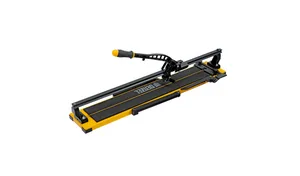 Плиткорез Denzel рельсовый 1000х16мм, каретка на подш., стальная станина, усил. рукоятка-пенал