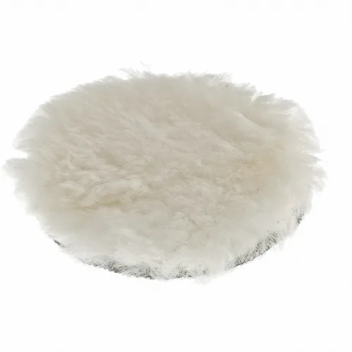 Насадка полировальная  MATRIX с липучкой, 125мм натуральная шерсть