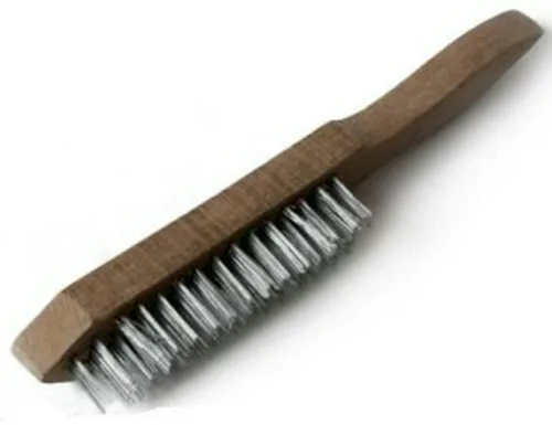 Щетка РемоКолор/Hobbi, проволочная, сталь, дер ручка, 4 ряда
