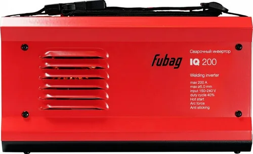 Инвертор сварочный FUBAG IQ 200, 220В, 200А, 5мм