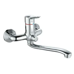 Смеситель GROSS AQUA Alfa 7211313C-35S д/ ванны, длинный излив