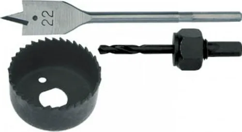 Набор сверл для врезки замков FIT 22/54мм, 3 шт