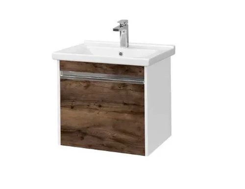 Тумба АКВАТОН Капри 60 Таксония темная + Раковина Миранда 60