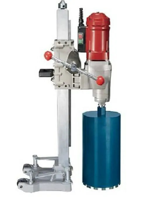 Дрель алмазного сверления DCK KZZ02-250A, 3800Вт, до 250мм, 1 1/4" со станиной.