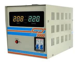 Стабилизатор напряжения ЭНЕРГИЯ с цифровым дисплеем АСН-5000 