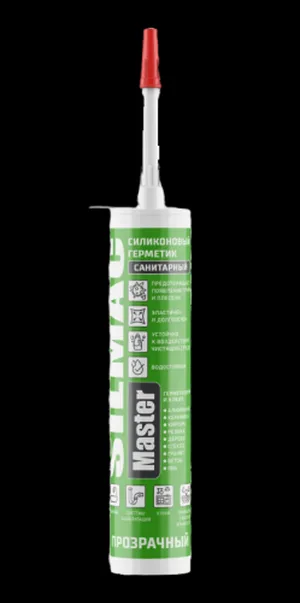 Герметик сил SILMAC Master санитарный, прозрачный, 280мл