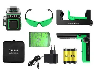 Нивелир (уровень) лазерный  ADA CUBE 3-360 GREEN Home Еdition +мишень+крепление+сумка