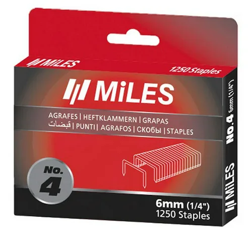 Скоба Miles, тип 140, 12мм, 1250шт