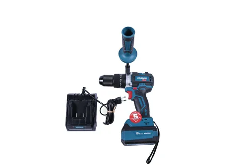 Дрель-шуруповерт ударная аккумуляторная бесщеточная КРАТОН  BICD18-90N-OFA SET  (АКБ 4,0А·ч; ЗУ + кейс)