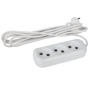 Удлинитель ЭРА 2х1мм ПВС, без зазем., 3гн., 1,5м